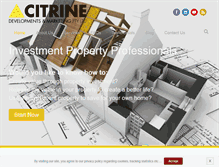 Tablet Screenshot of citrine.com.au